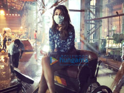 On The Sets Of The Film Meri Pyaari Bindu