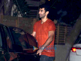 Aditya Roy Kapur, Shraddha Kapoor and Shaad Ali snapped at 'Ok Jaanu' wrap up bash