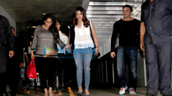 Priyanka Chopra, Arpita Khan and Sohail Khan snapped post dinner at Hakkasan