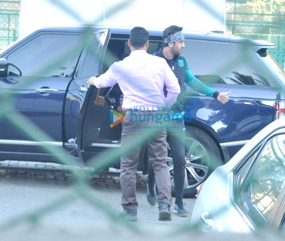 ranbir snapped at the football practice 1