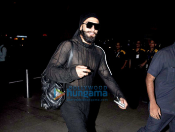 Ranveer Singh & Deepika Padukone depart for Dubai