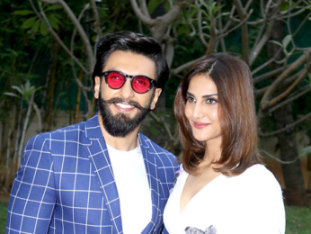 Ranveer Singh and Vaani Kapoor promote their film Befikre at Yashraj Studio