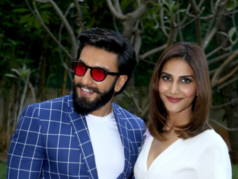 Ranveer Singh and Vaani Kapoor promote their film Befikre at Yashraj Studio