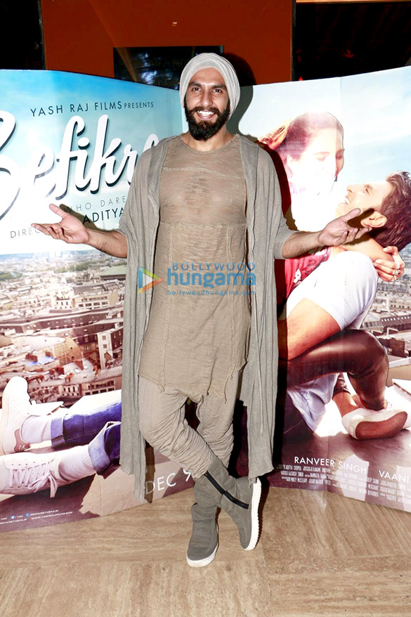 ranveer singh promotes his film befikre at pvr andheri 1