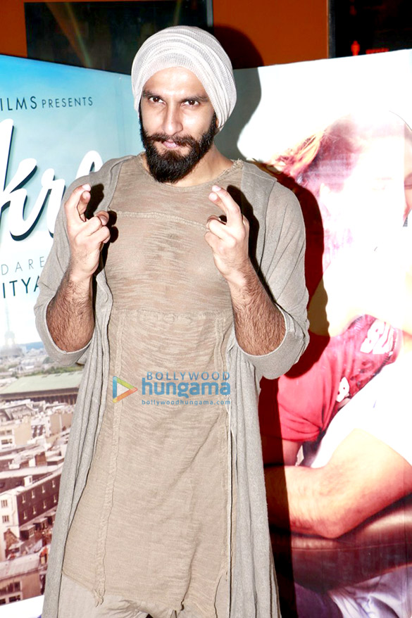 ranveer singh promotes his film befikre at pvr andheri 3