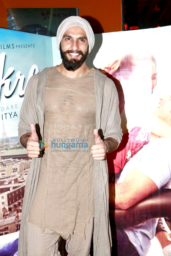 ranveer singh promotes his film befikre at pvr andheri 4