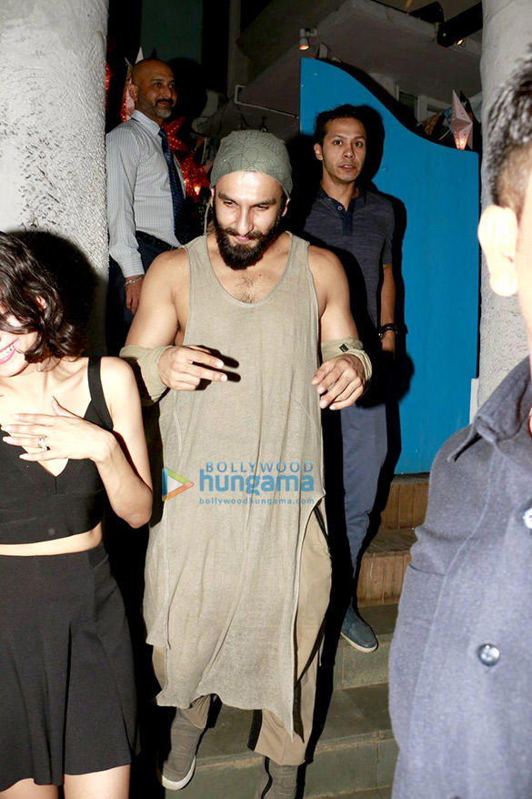 ranveer parties with close friends at olive 5