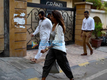 Saif Ali Khan snapped outside his house in Bandra