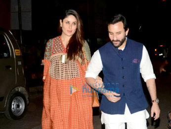 Saif Ali Khan & Kareena Kapoor Khan snapped at Olive in Bandra