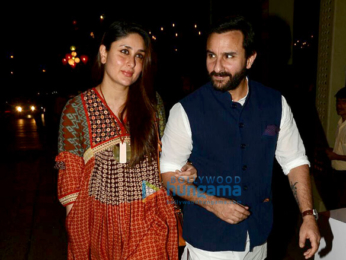 Saif Ali Khan & Kareena Kapoor Khan snapped at Olive in Bandra
