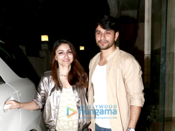 Saif Ali Khan, Karisma Kapoor, Soha Ali Khan and Kunal Khemu snapped post a party at Raj & DK's place in Bandra