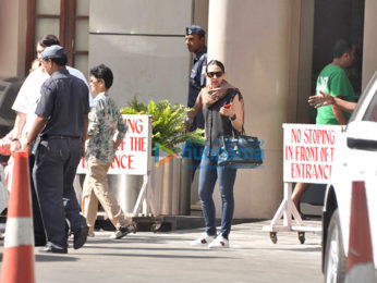 Saif Ali Khan, Soha Ali Khan & Kunal Khemu snapped outside Breach Candy Hospital