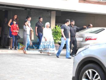 Salman Khan & Iulia Vantur snapped post Christmas brunch at Arpita Khan's house