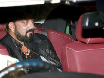 Sanjay Dutt and Manyata Dutt snapped at the airport returning from Dubai