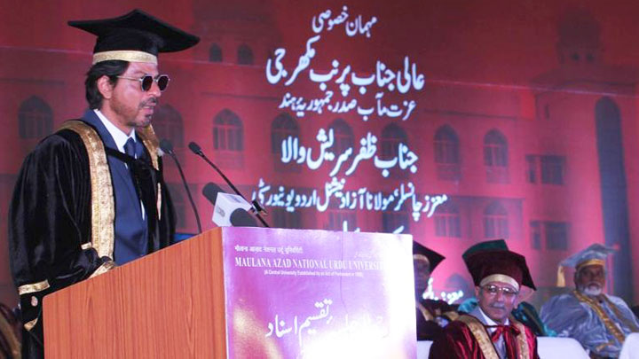 Shah Rukh Khan Remembers His Parents On Receiving Honorary Doctorate Shah Rukh Khan Remembers His Parents On Receiving Honorary Doctorate