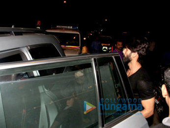 Shahid Kapoor & Mira Rajput snapped post dinner in Bandra