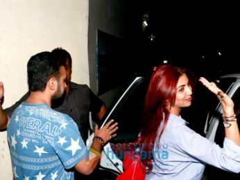 Shilpa Shetty Kundra & Raj Kundra snapped post a movie screening