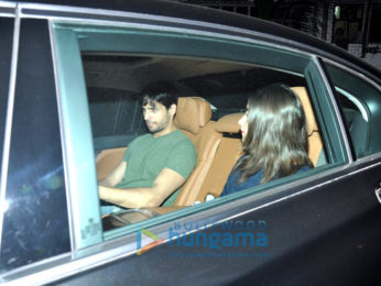 Sidharth Malhotra & Alia Bhatt snapped at Imran Khan’s house