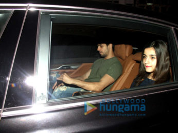 Sidharth Malhotra & Alia Bhatt snapped at Imran Khan’s house