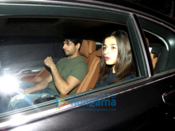 Sidharth Malhotra & Alia Bhatt snapped at Imran Khan’s house