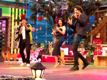 Sunny Leone & Daniel Weber on the sets of The Kapil Sharma Show
