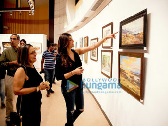 Sushmita Sen & Prasoon Joshi inaugurate late John Fernandes' Masterstrokes art show