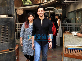 Tiger Shroff & Kriti Sanon snapped in Bandra