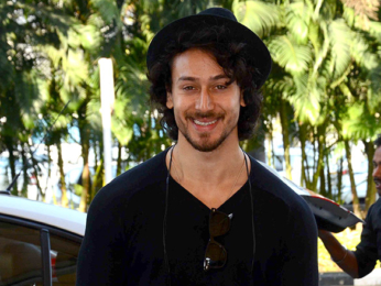 Tiger Shroff and Nidhi Agarwal snapped at the airport