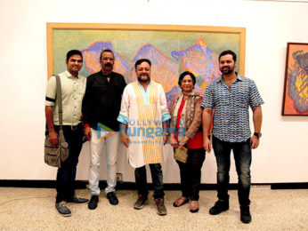 Pooja Bedi, Mukesh Rishi & Raghav Rishi inaugurate Padmanabh Bendre's Timeless Space art exhibition