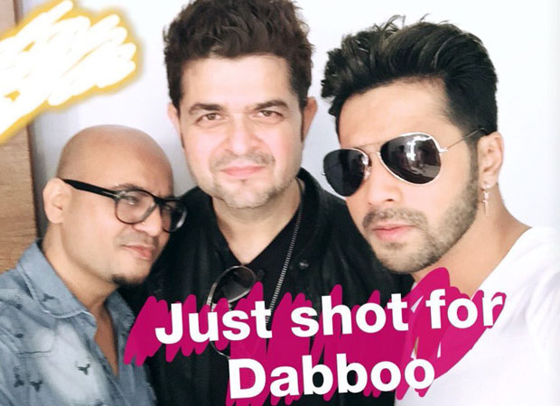 Varun Dhawan shooting for Dabboo Ratnani’s calendar