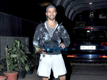 Varun Dhawan snapped outside his gym