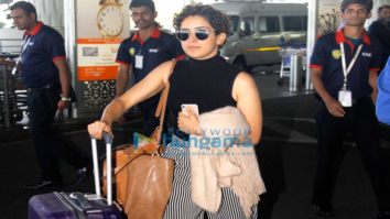 Vidyut Jammwal, Esha Gupta, Sanya Malhotra & Fatima Sana Shaikh snapped at the airport