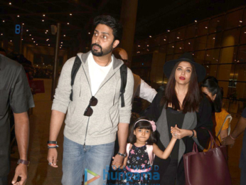 Abhishek Bachchan, Aishwarya Rai Bachchan, Anushka Sharma & Freida Pinto snapped at the airport
