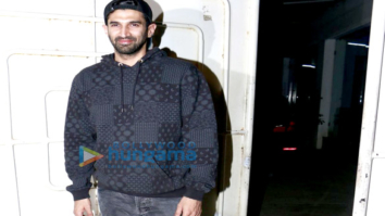 Aditya Roy Kapur & Salim Khan snapped at ‘Ok Jaanu’ screening