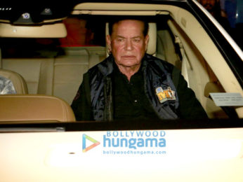 Aditya Roy Kapur & Salim Khan snapped at 'Ok Jaanu' screening