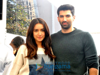 Aditya Roy Kapur & Shraddha Kapoor snapped at 'Ok Jaanu' promotions
