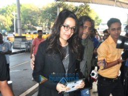 Aditya Roy Kapur and Shraddha Kapoor depart to promote Ok Jaanu in Chandigarh