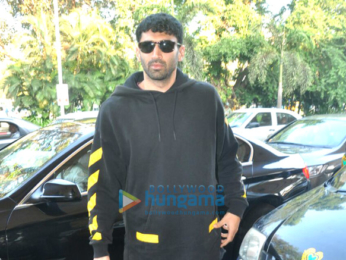 Aditya Roy Kapur and Shraddha Kapoor depart to promote Ok Jaanu in Chandigarh