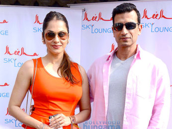 Ajay Devgn and others at ‘Sheesha Sky Lounge’s opening
