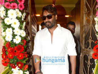 Ajay Devgn and others at 'Sheesha Sky Lounge's opening