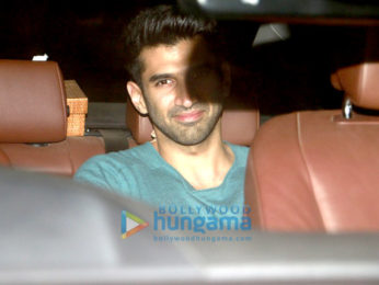 Arjun Kapoor and Aditya Roy Kapur snapped at Ranbir Kapoor's house