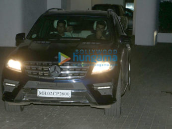 Arjun Kapoor and Aditya Roy Kapur snapped at Ranbir Kapoor's house
