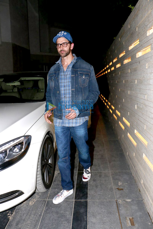 Hrithik Roshan, Sussanne Khan and Zayed Khan snapped post dinner at friend’s pad in Juhu