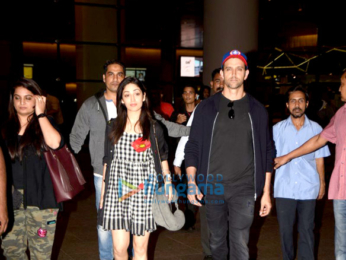 Hrithik Roshan & Yami Gautam return from 'Kaabil' promotions in Dubai