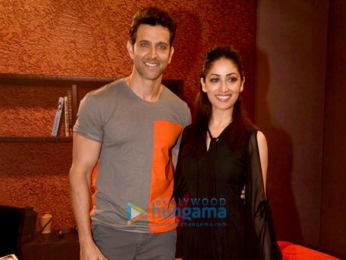 Hrithik Roshan & Yami Gautam snapped promoting their film 'Kaabil'