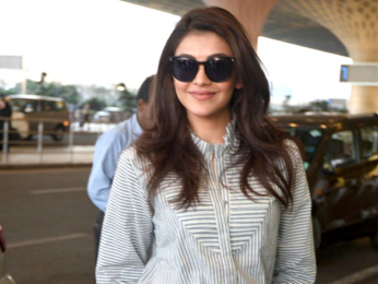 Kajal Aggarwal snapped at the airport