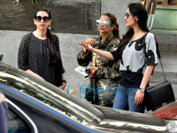 Karisma Kapoor, Amrita Arora & Anu Diwan snapped post lunch at Kitchen Garden