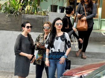 Karisma Kapoor, Amrita Arora & Anu Diwan snapped post lunch at Kitchen Garden