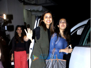 Parineeti Chopra & Katrina Kaif snapped post movie screening at PVR Juhu