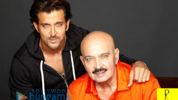 Celebrity Photos of Hrithik Roshan & Rakesh Roshan